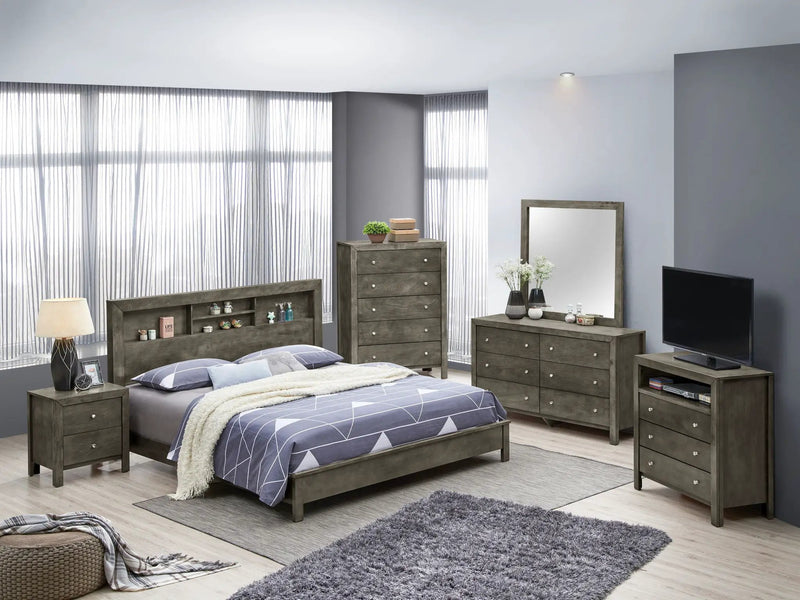 Bed With Transitional Design Stylish by HouseOfZazla