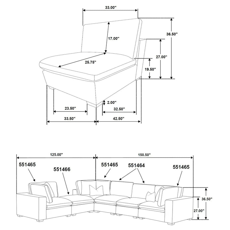 Murtagh - Modular Sectional by HouseOfZazla