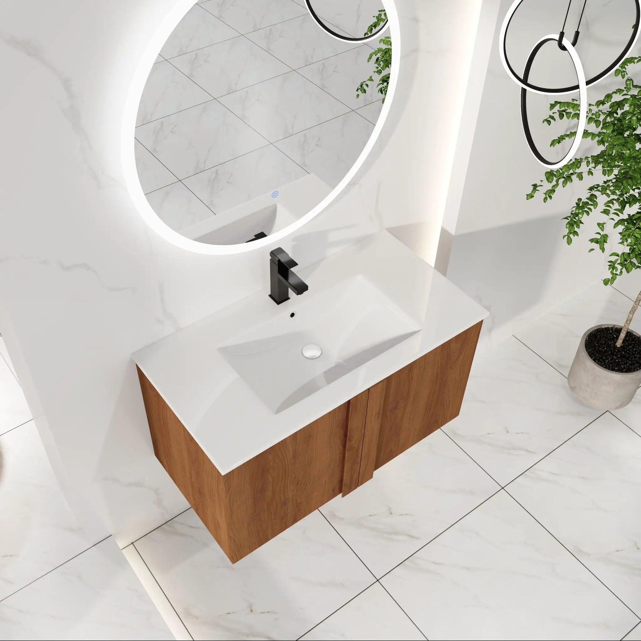 Floating Bathroom Vanity With Sink Combo by Unique Piece Furniture