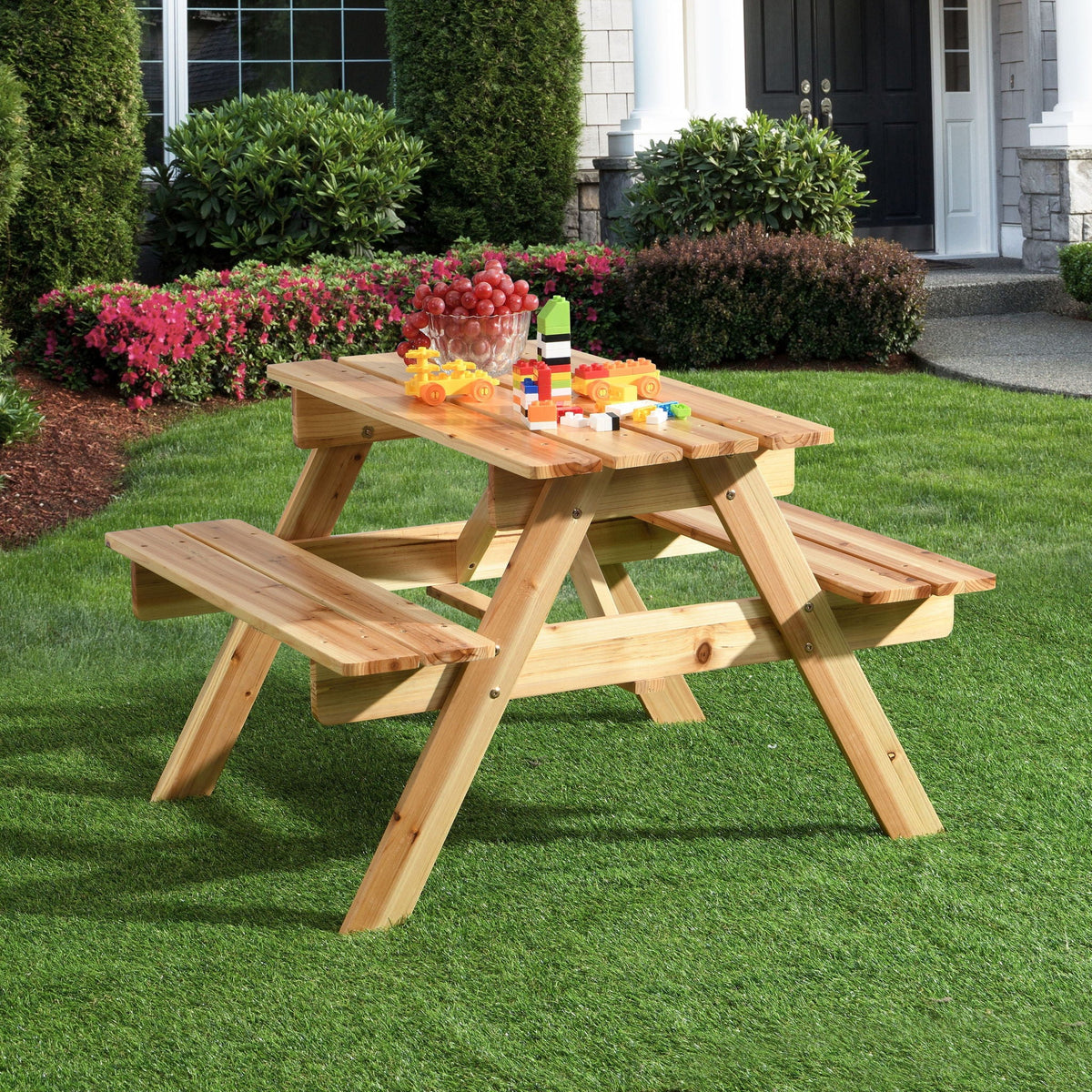 Durable Solid Wood Children's Dining Table And Chairs Set, Multi-Functional, photo 13 of 14