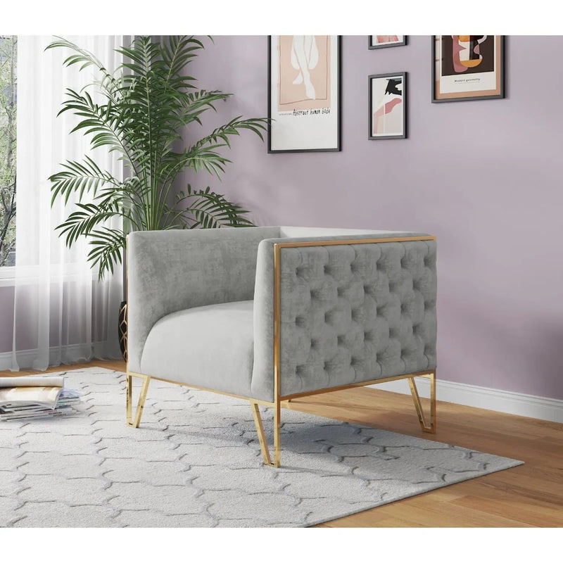 Vector - Lounge Chair - Gray by HouseOfZazla