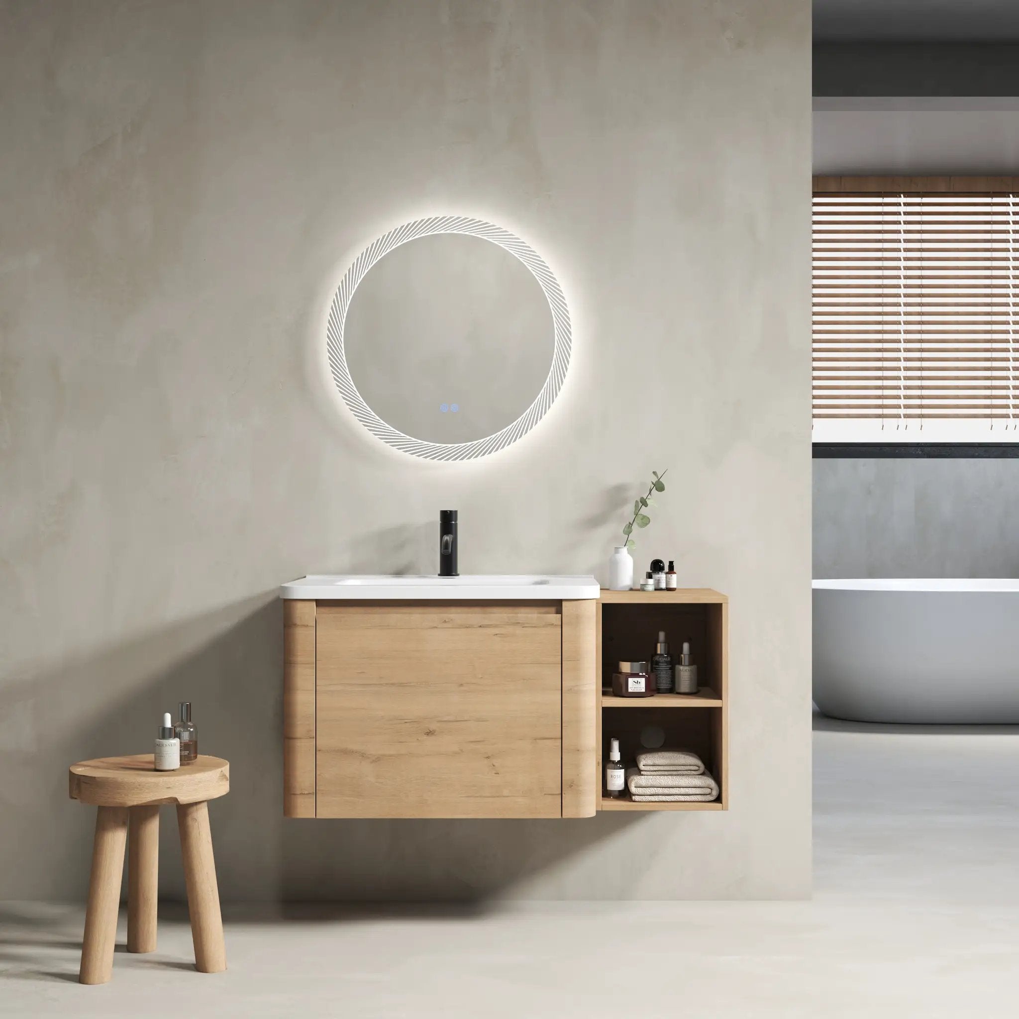 40'' Wall-Mounted Bathroom Vanity by HouseOfZazla