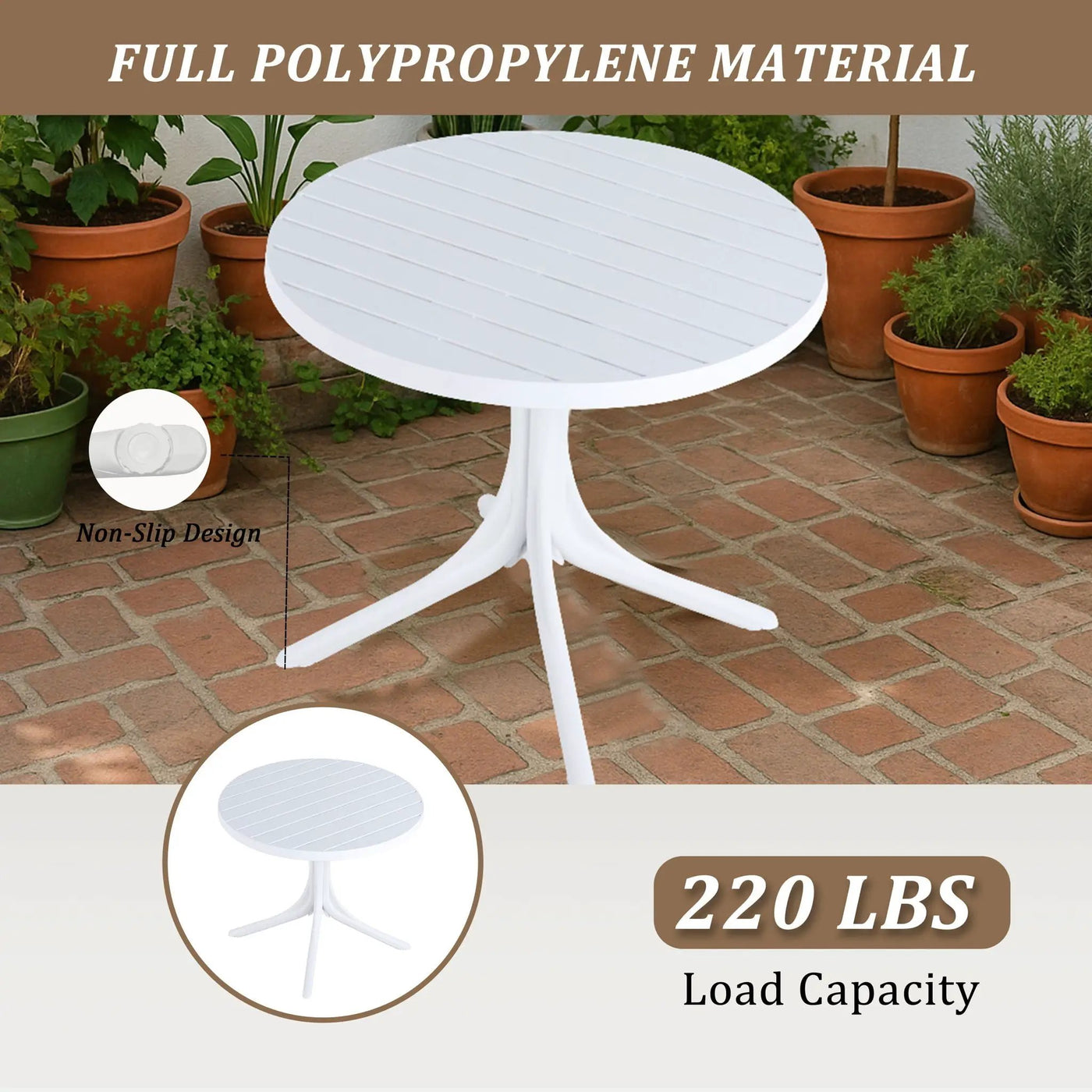 Modern Lounge Chair Set With Round Table by HouseOfZazla