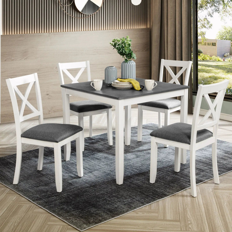 Modern Dining Table Set With Chairs For Kitchen by HouseOfZazla