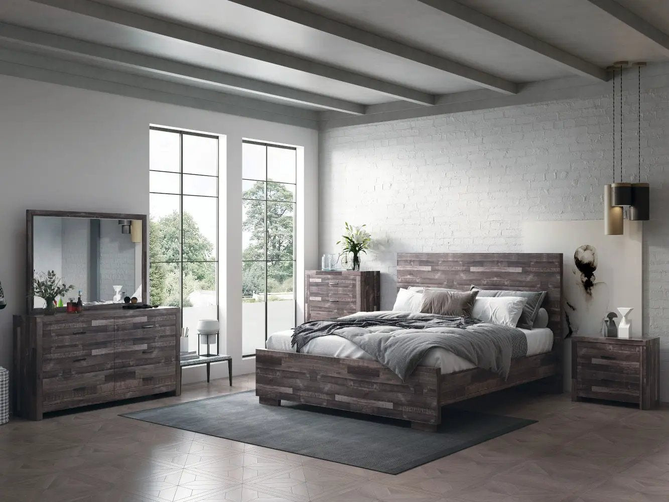 Juniper - Mirror - Dark Oak by Unique Piece Furniture