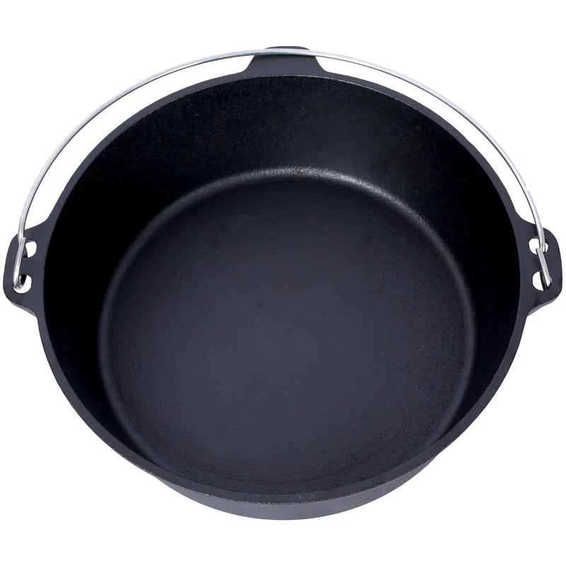 Pre-Seasoned Cast Iron Dutch Oven With Skillet Lid by HouseOfZazla