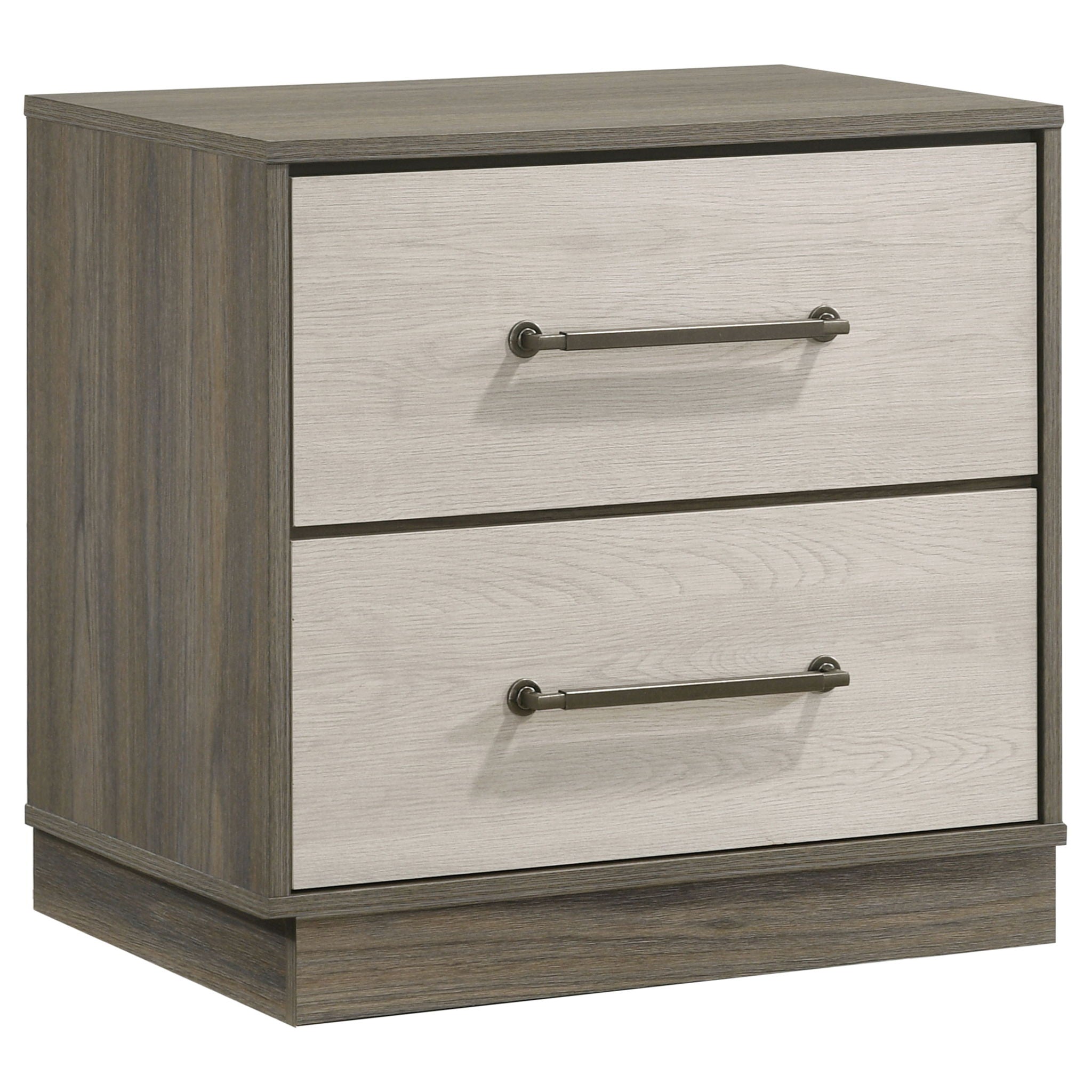 Edmondson - 2 Drawer Nightstand - Gray by HouseOfZazla