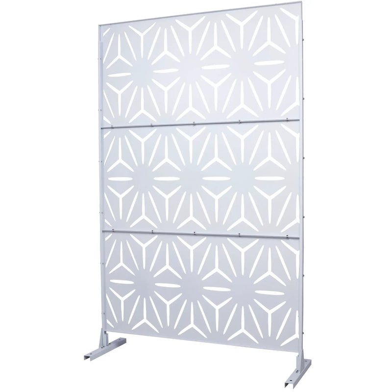 Outdoor & Indoor Metal Privacy Screen, Freestanding Decorative Panels by Unique Piece Furniture