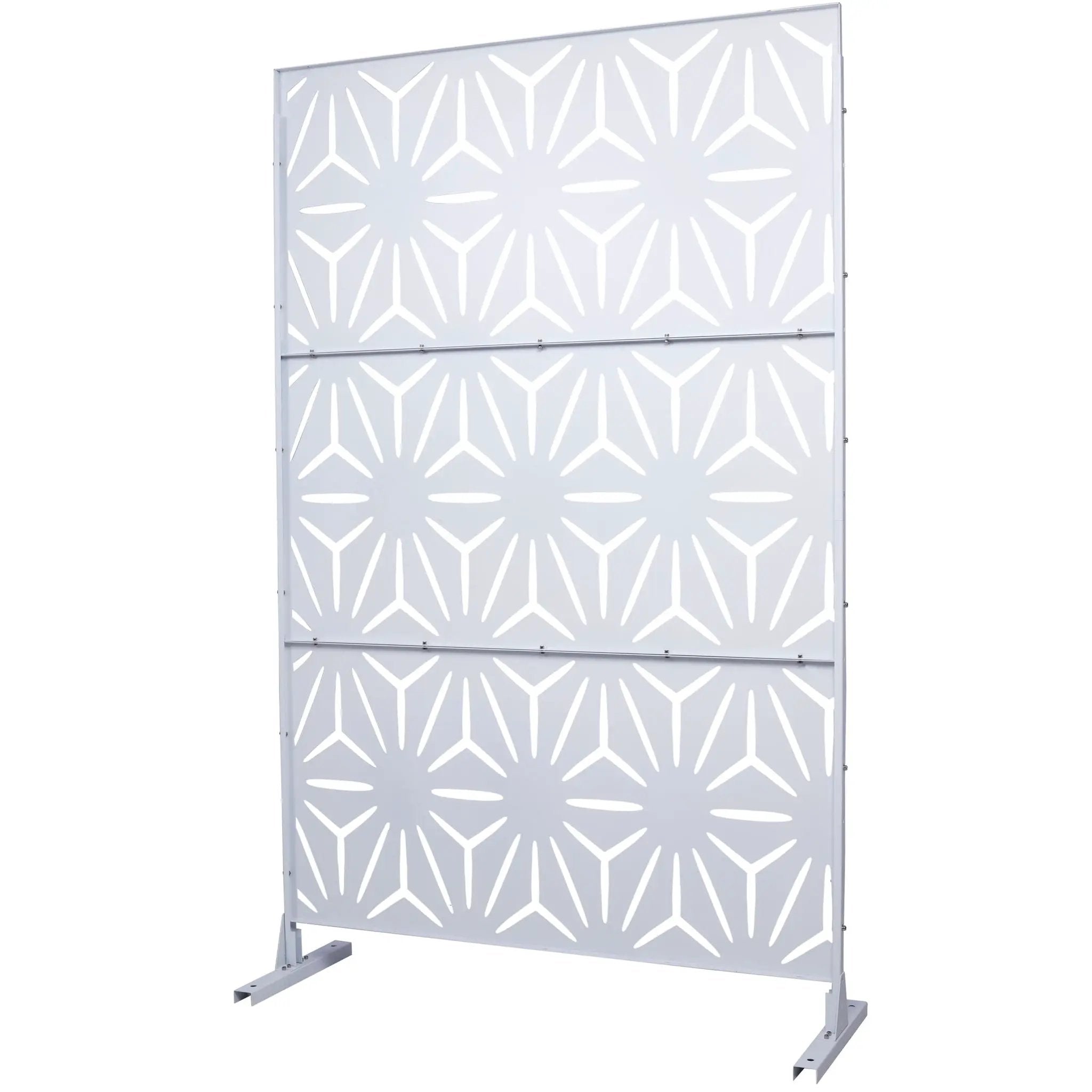 Outdoor & Indoor Metal Privacy Screen, Freestanding Decorative Panels by Unique Piece Furniture