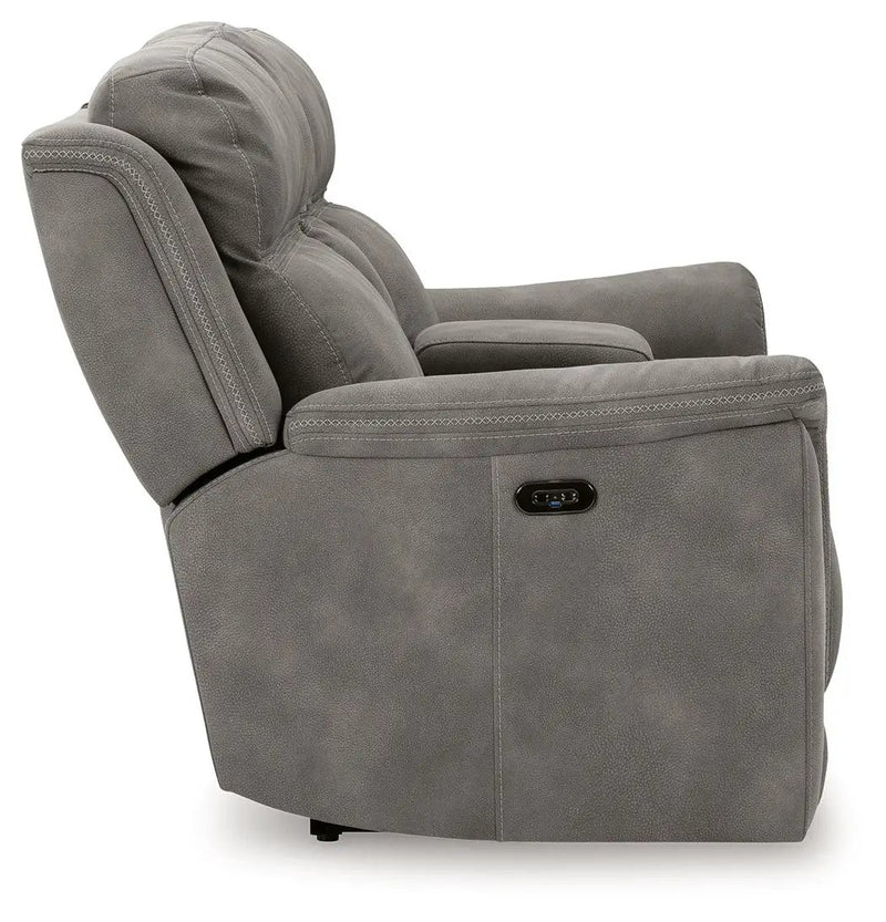 Next-Gen Durapella - Reclining Power Loveseat With Console by Unique Piece Furniture