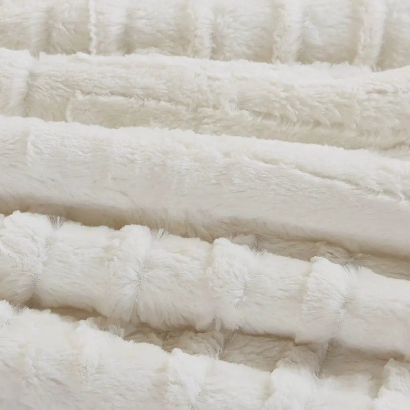 Full/Queen Fur Down Alternative Comforter Mini Set by HouseOfZazla