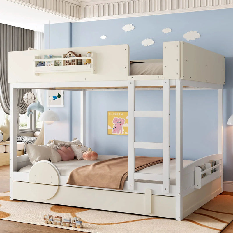 Queen Bunk Bed with Trundle by HouseOfZazla