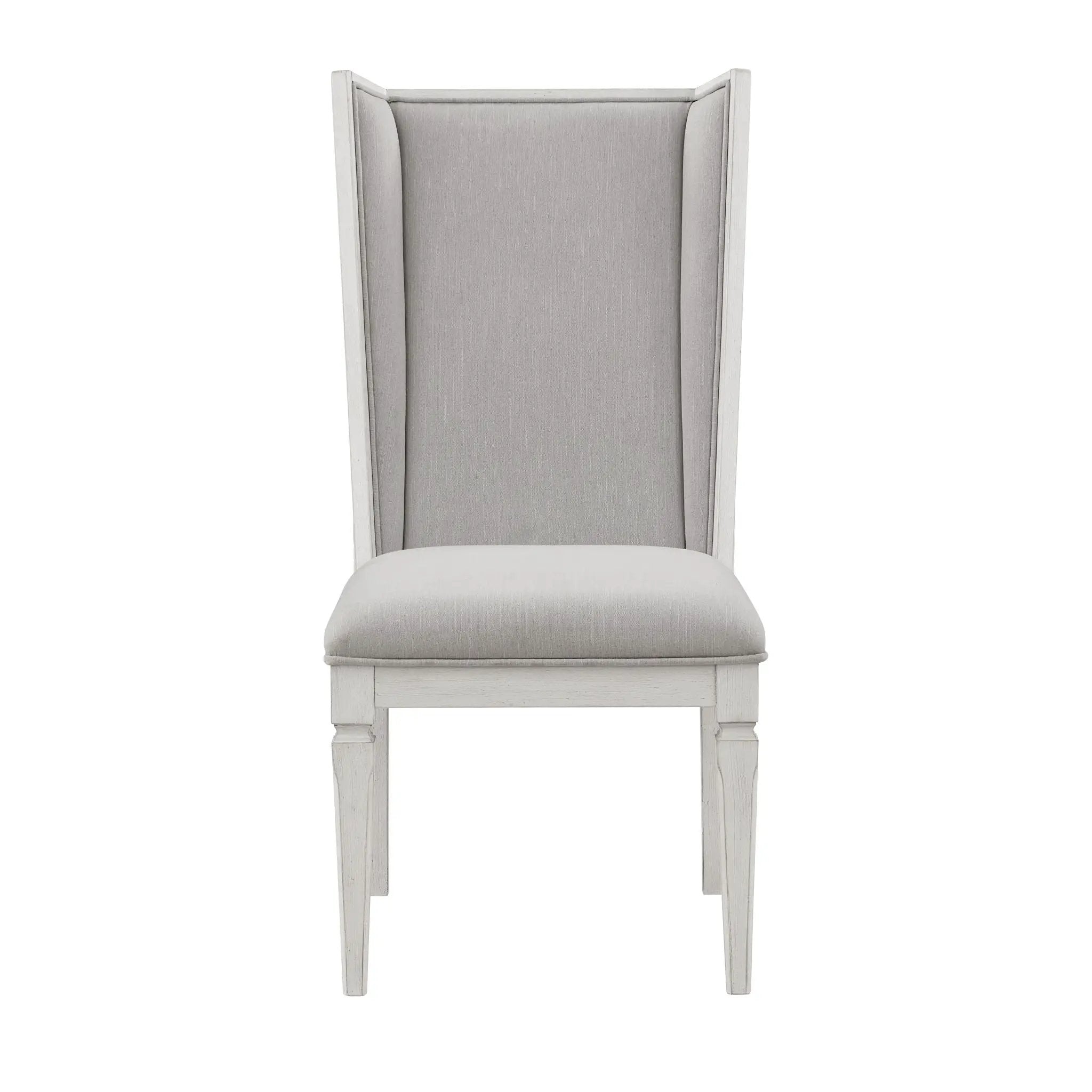 Katia - Side Chair (Set of 2) - Gray / White by HouseOfZazla