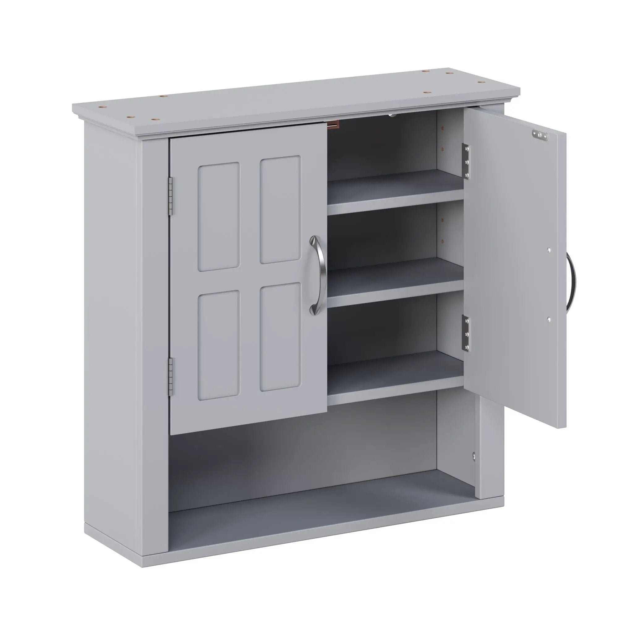 Multi Functional Wall Mounted Cabinet With Adjustable Shelves For Bathroom by HouseOfZazla