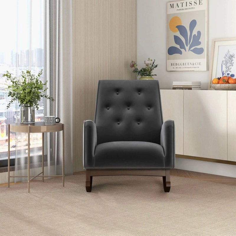 Demetrius - Mid-Century Modern Rocking Chair by Unique Piece Furniture