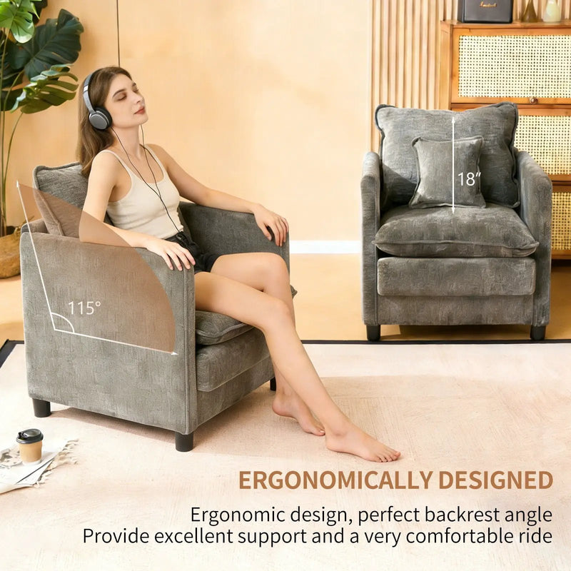 Modern Reading Armchair by HouseOfZazla
