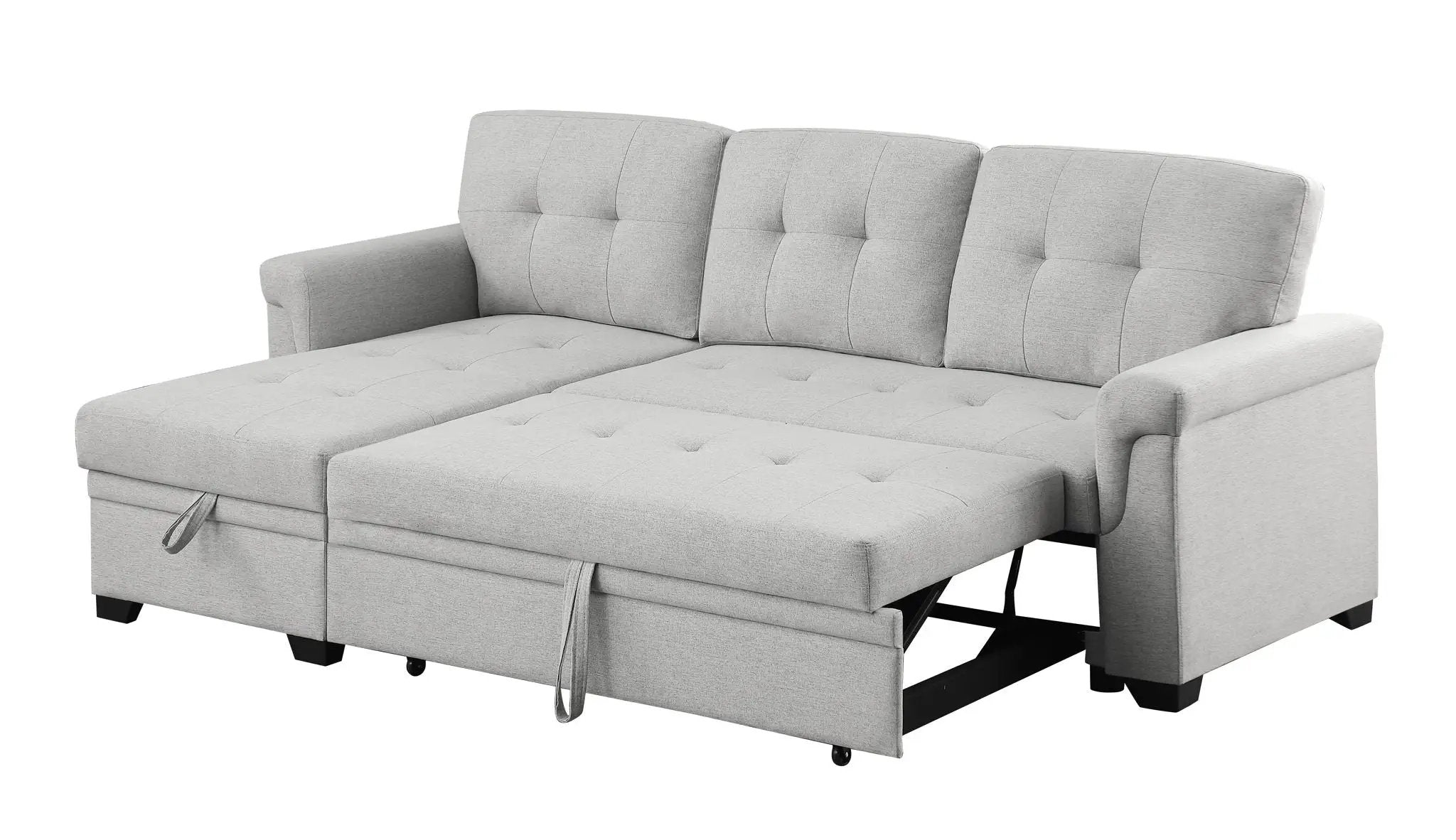 Destiny - Reversible Sleeper Sectional Sofa With Storage Chaise by Unique Piece Furniture