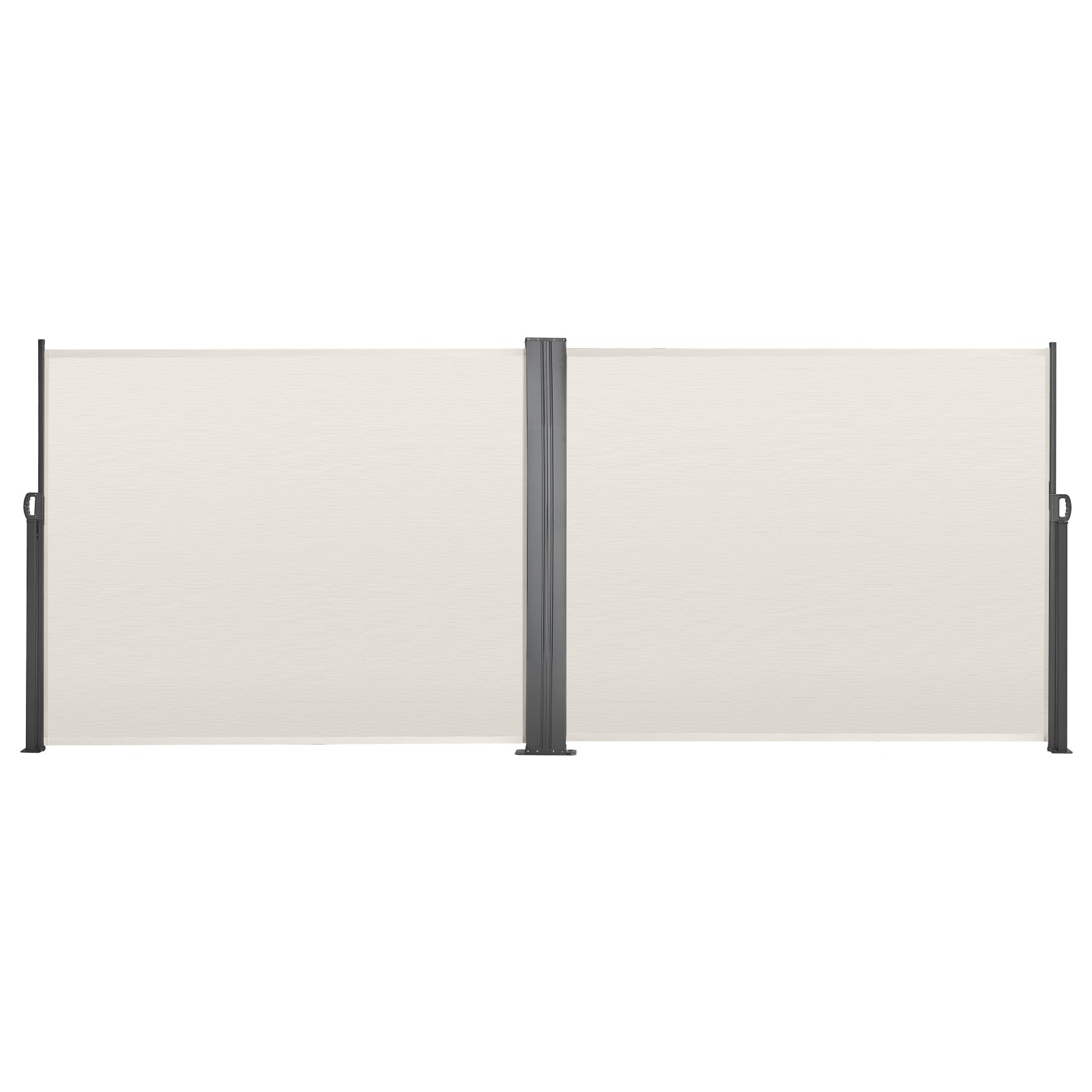Retractable Side Awning, 71" x 236" Patio Screen with Waterproof Polyester Fabric by HouseOfZazla