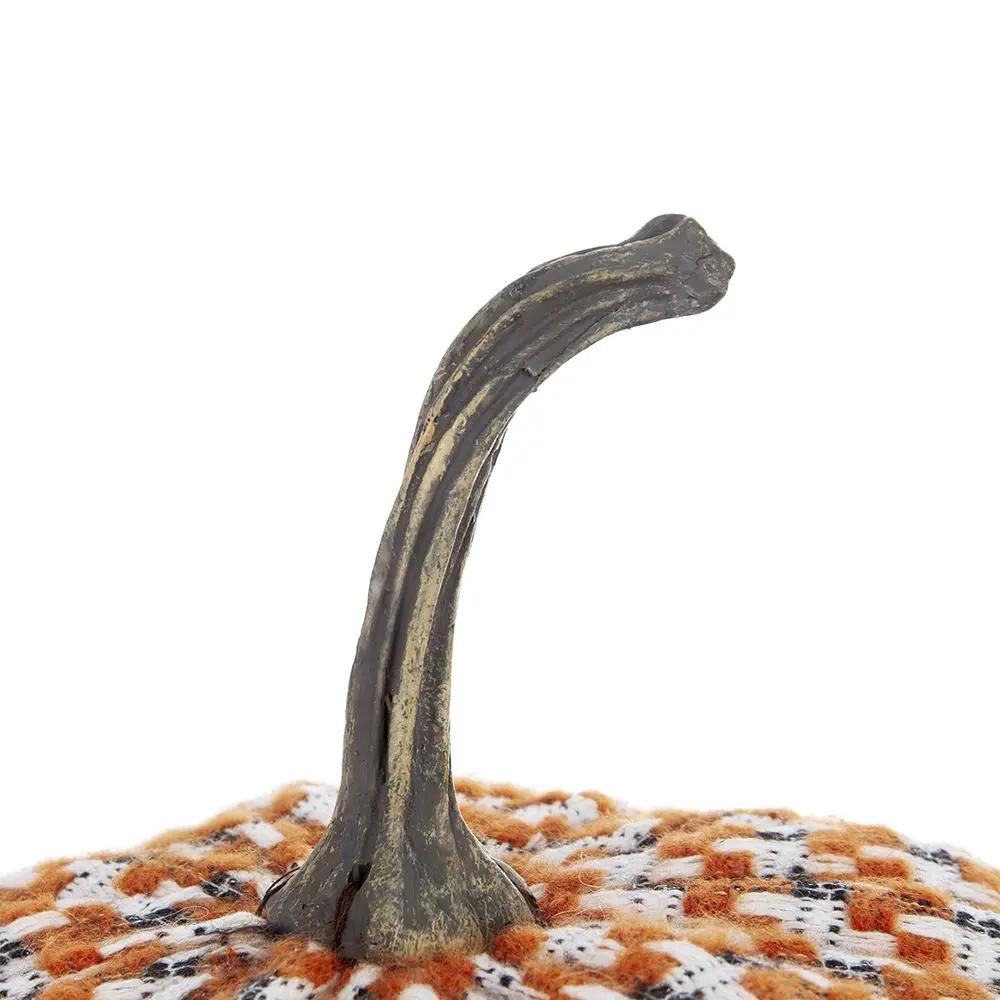 Pumpkin Ornament Decor For Holiday Harvest Festival Fall Festival & Thanksgiving (Set of 2) - Orange Multi by Unique Piece Furniture