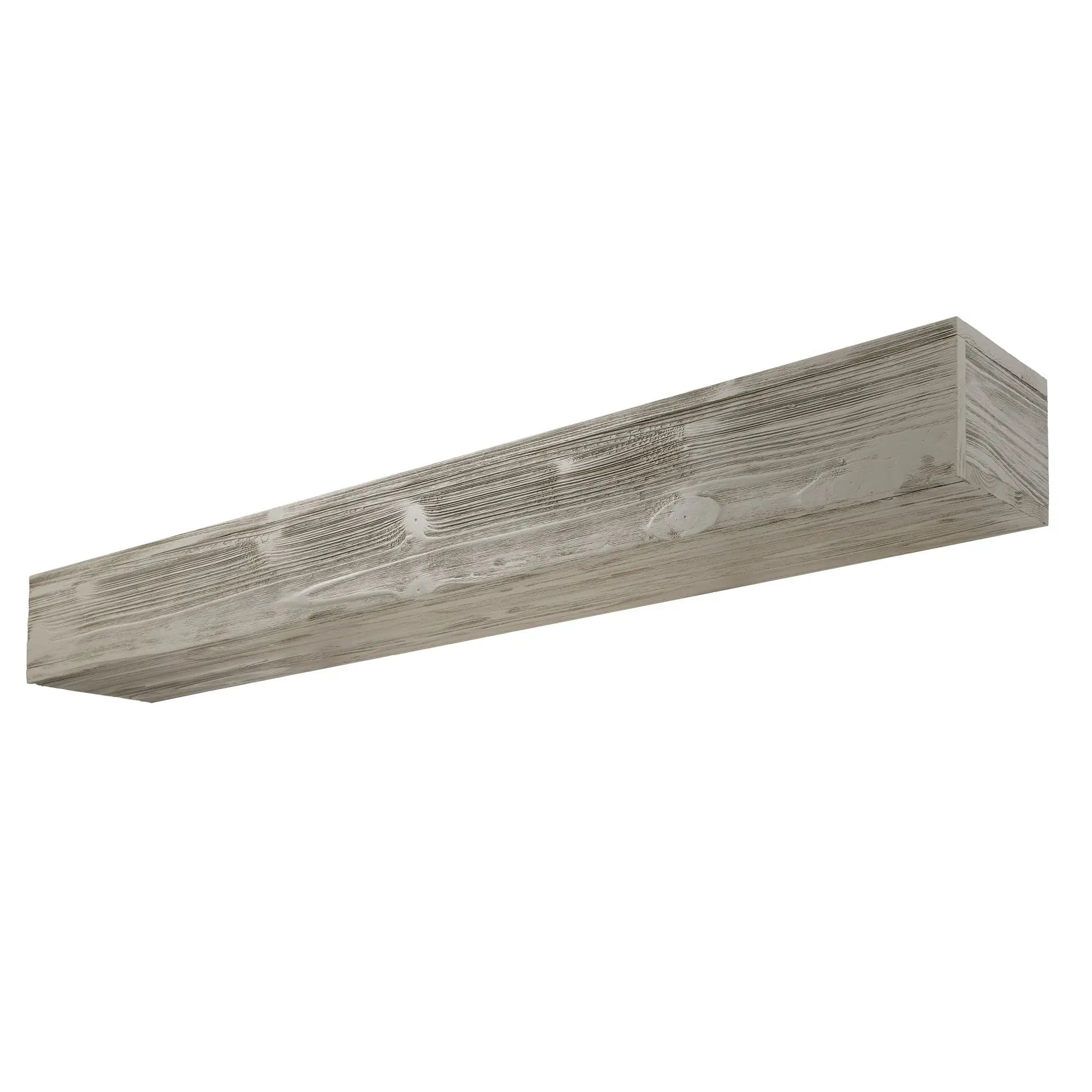 Rustic Wood Fireplace Mantel, Wall-Mounted & Floating Shelf For Home Decor by HouseOfZazla
