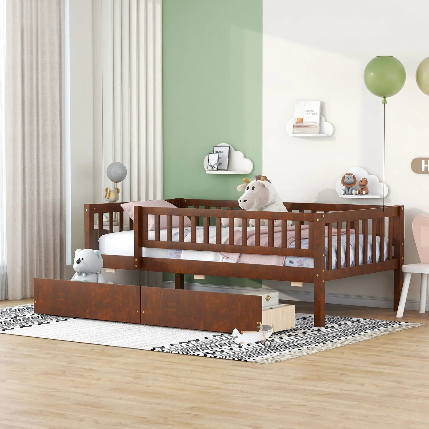 Multi Functional Wooden Daybed Bed by HouseOfZazla
