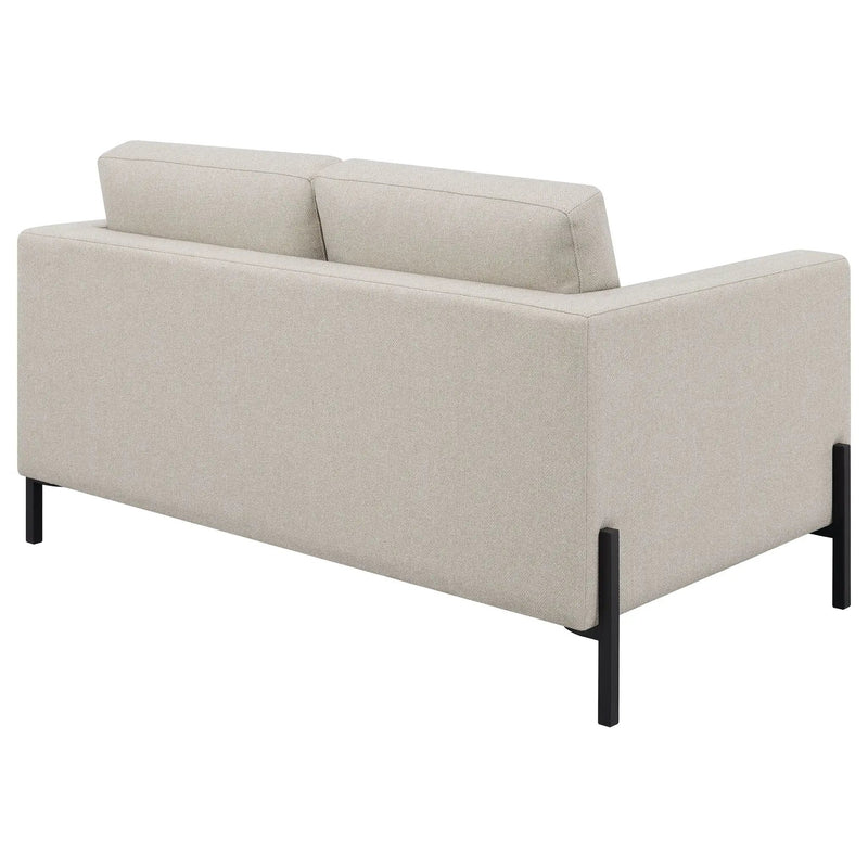 Dulcie - Loose Back Loveseat - Oatmeal by HouseOfZazla