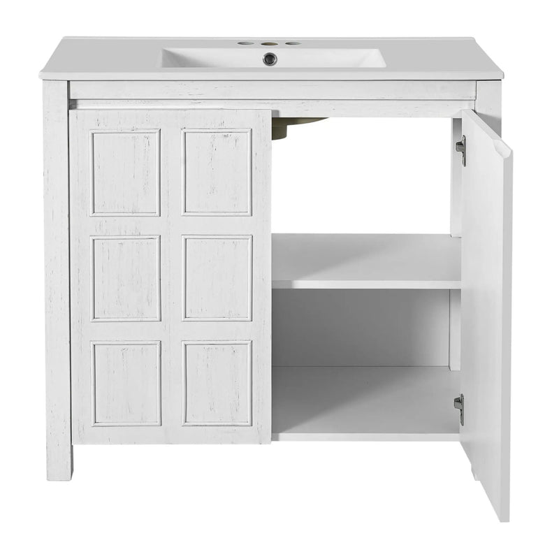 Bathroom Vanity Organizer With Sink, Combo Cabinet Set, Bathroom Storage Cabinet