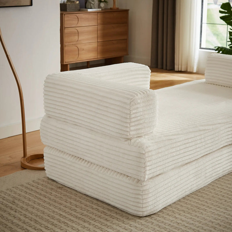 Loveseat Sofa, Cloud Boneless Couches for Living Room, Modern Modular Sofa, Oversized by HouseOfZazla