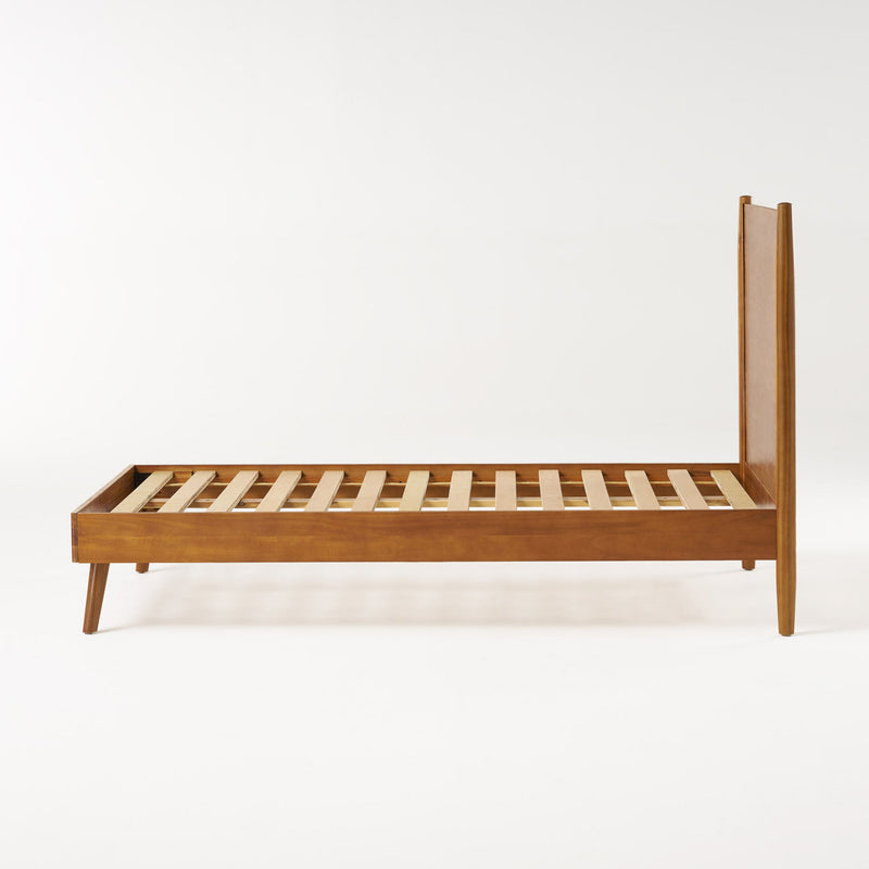 Cohron Solid Wood Platform Bed (Twin Bed) by HouseOfZazla