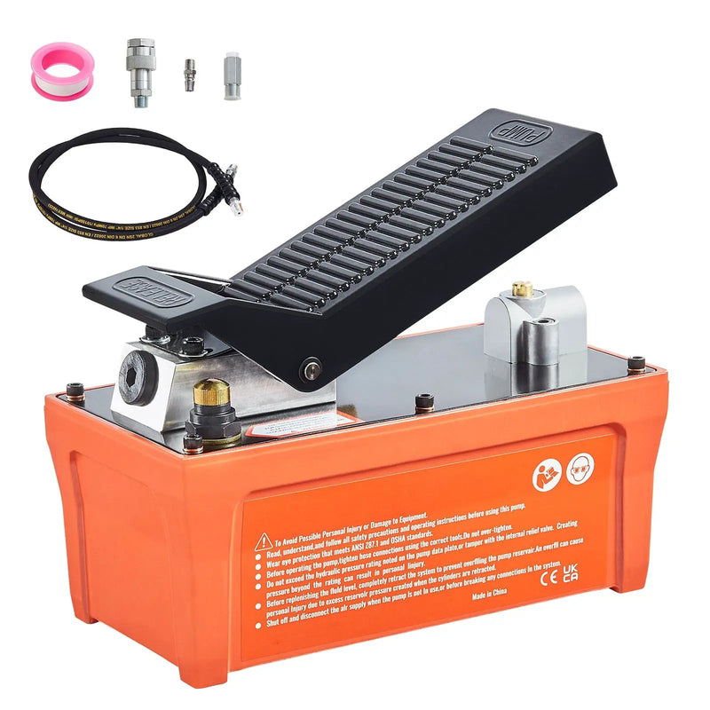 Air Hydraulic Pump with 10,000 PSI Capacity and 1/2 Gal Reservoir by HouseOfZazla
