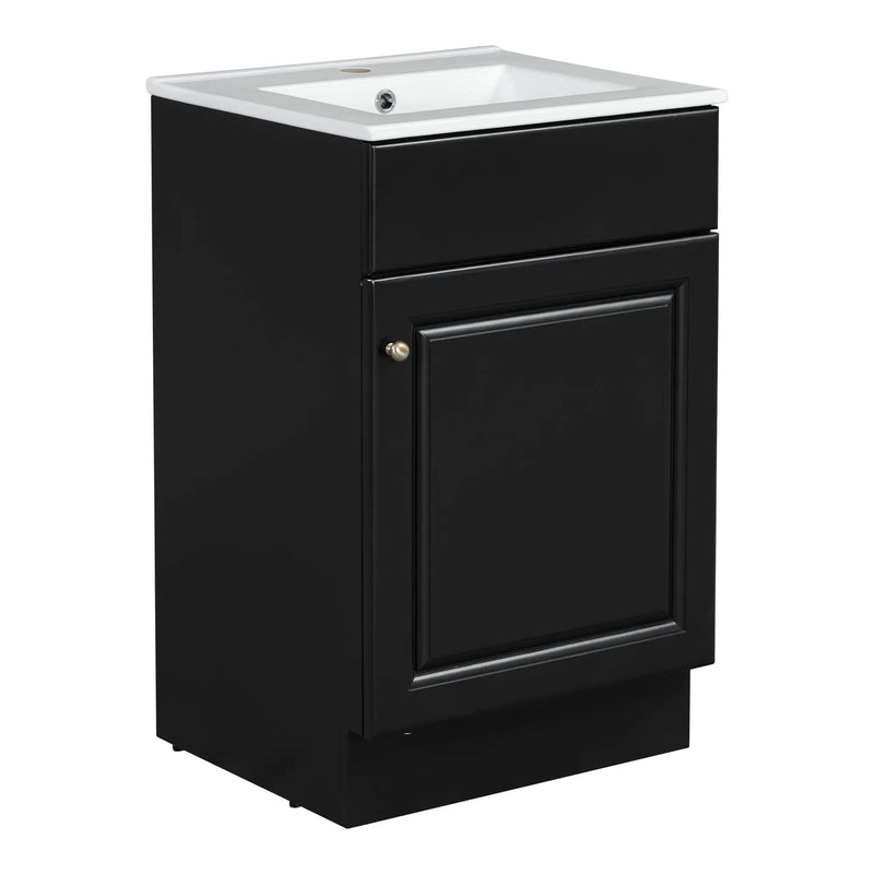 Bathroom Vanity With Sink, Cabinet With Adjustable Shelf
