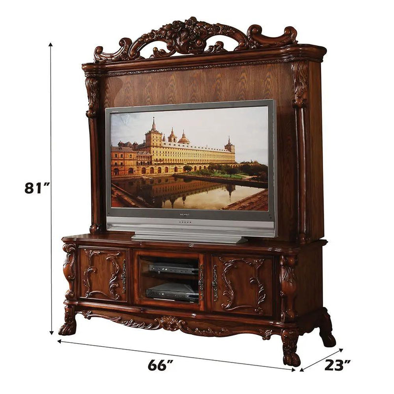 Dresden - 81" Entertainment Center - Cherry Oak by Unique Piece Furniture