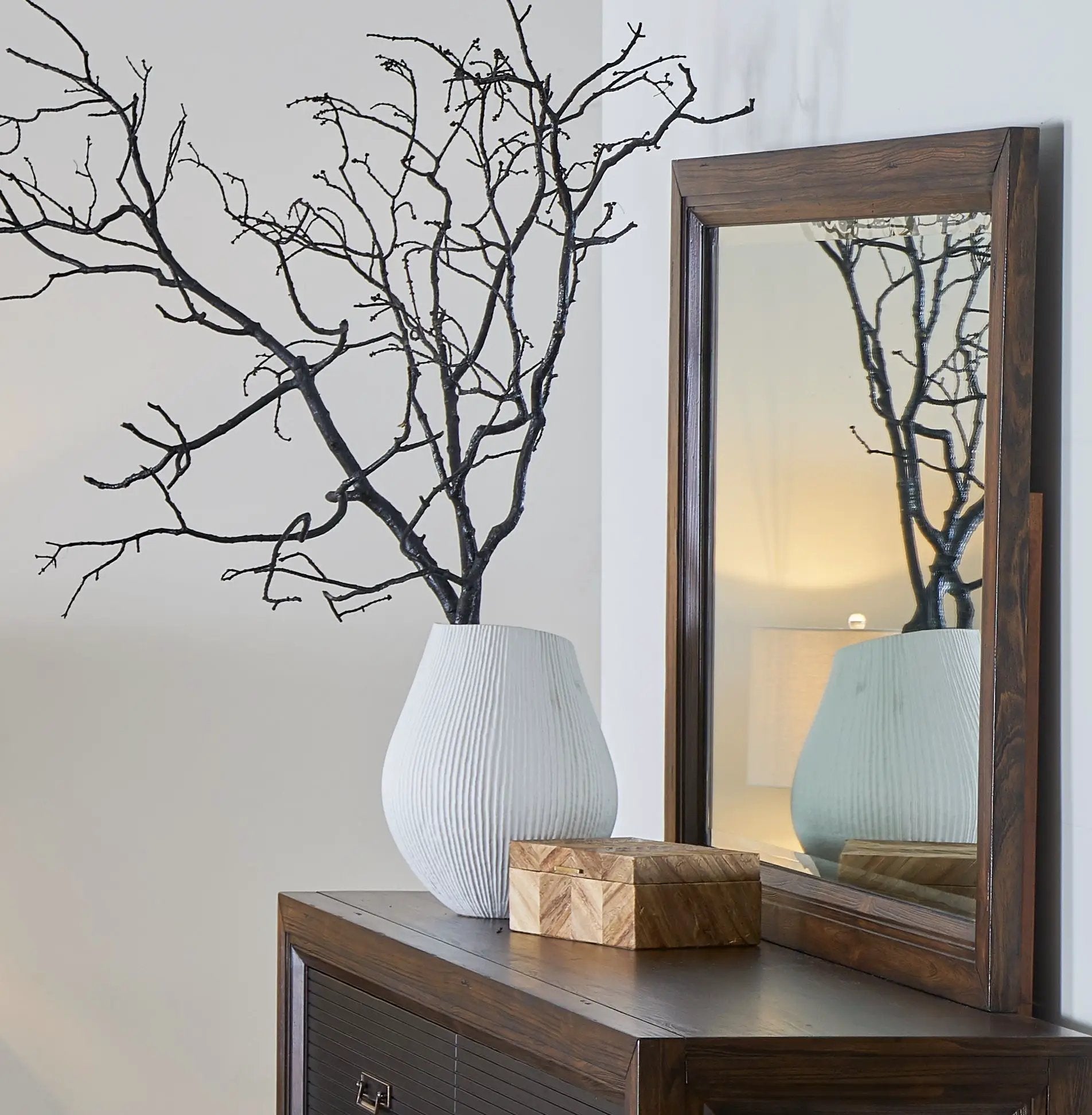 Landscape Mirror - Rustic Buckeye by Unique Piece Furniture