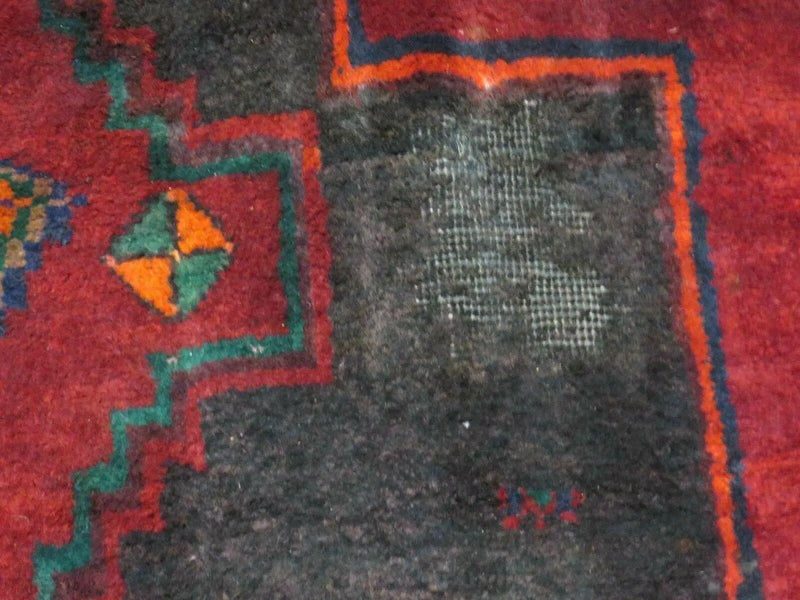4' X 8' Antique Handmade India Geometric Oriental Wool Rug Veg Dyes Nice by Jewel Rugs