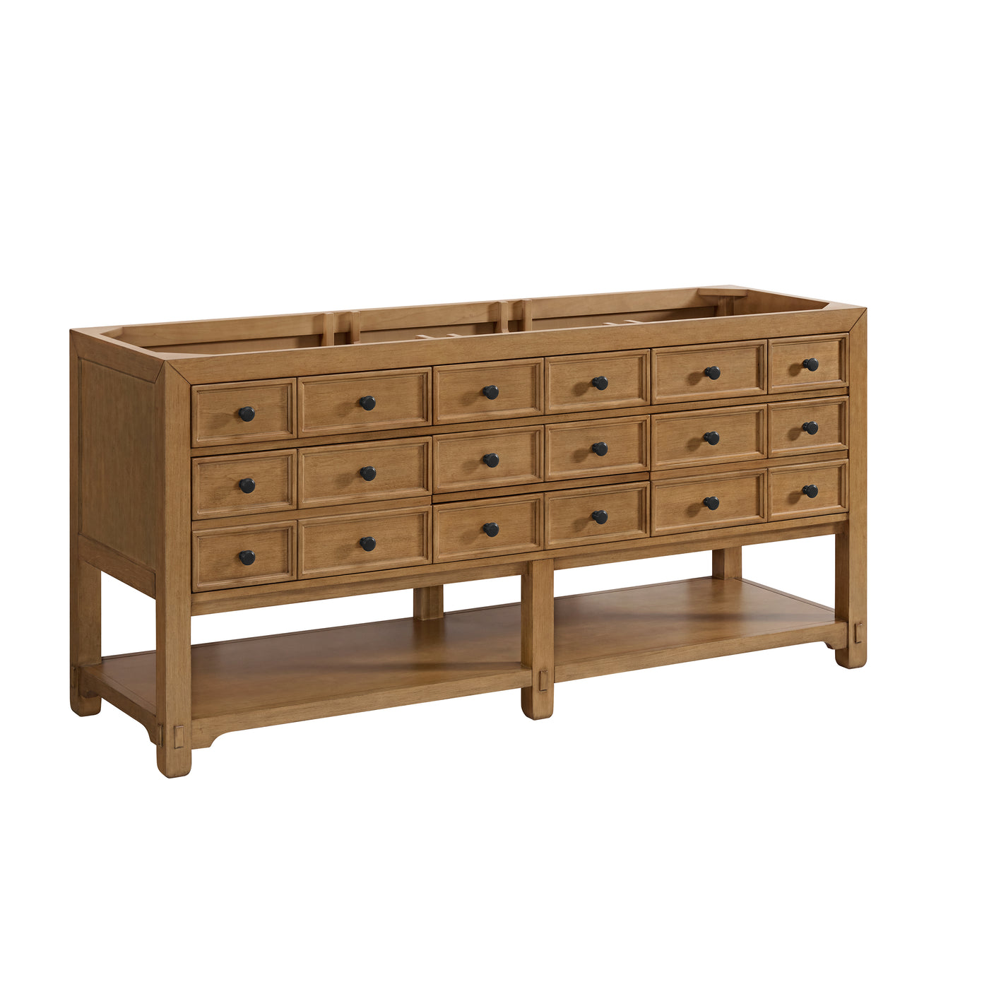 James Martin Malibu 72" Double Bathroom Vanity, Amber Birch, view 19