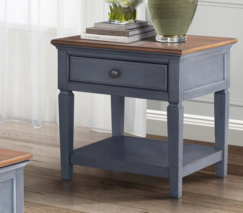End Table - Blue by Unique Piece Furniture