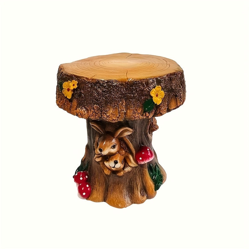 12.6" Resin Rabbit Garden Chair by HouseOfZazla