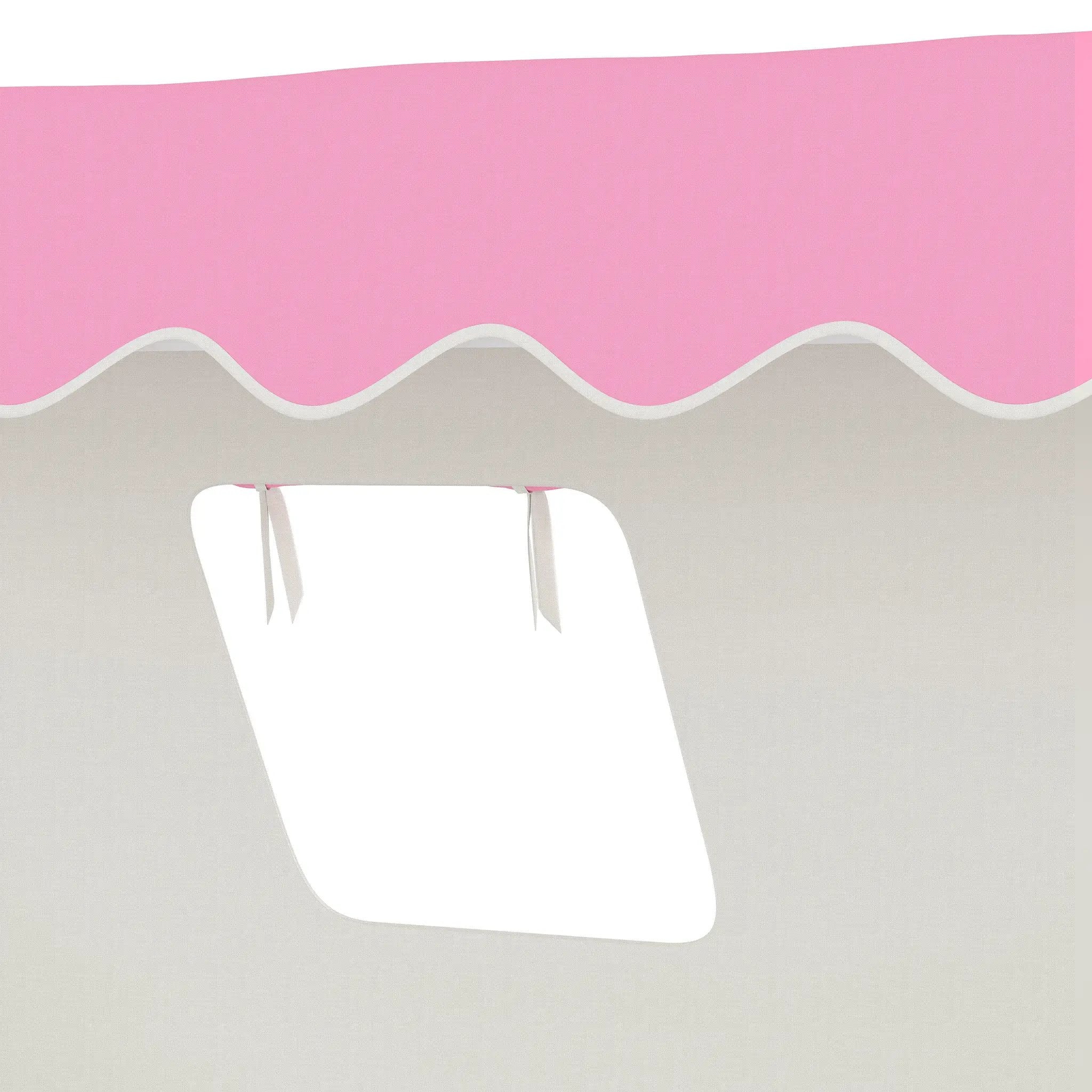 Full Size House Floor Bed with Tent and Light by HouseOfZazla