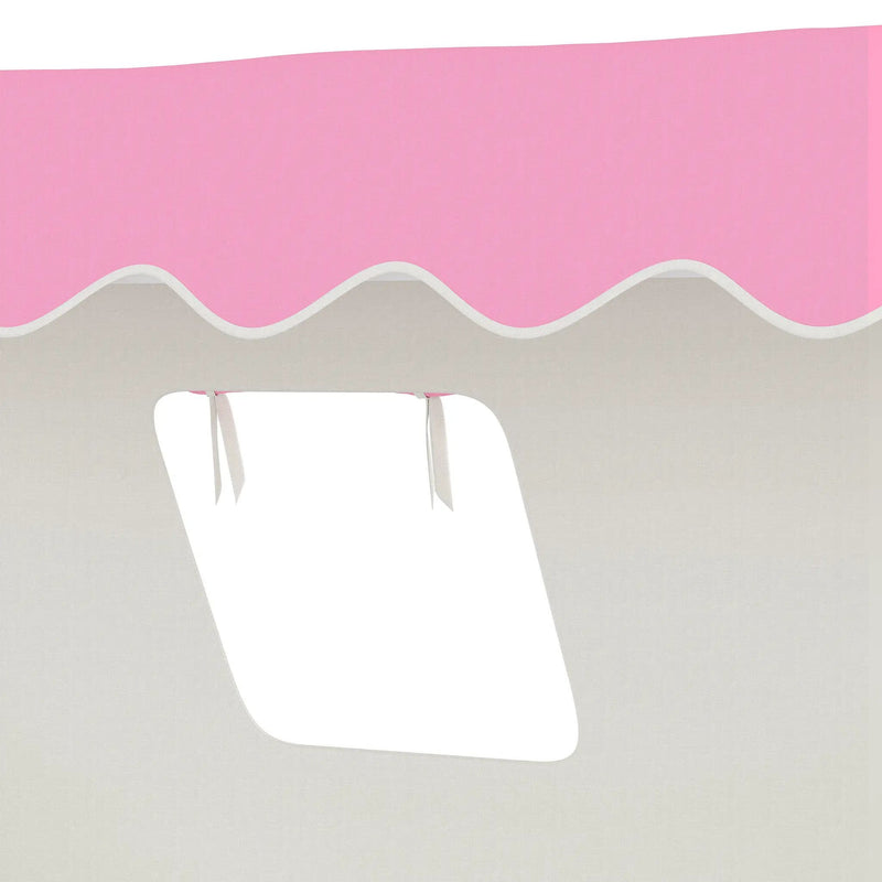 Full Size House Floor Bed with Tent and Light by HouseOfZazla