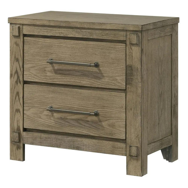 Colton - Nightstand - Antique White Oak by Unique Piece Furniture