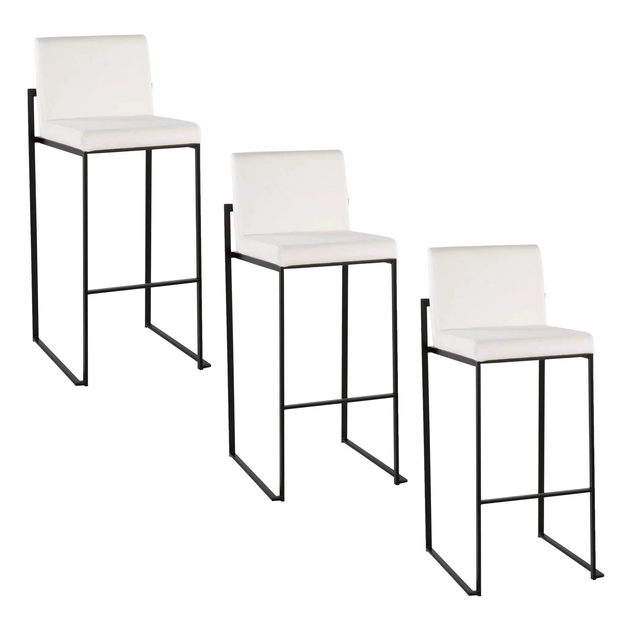 Fuji - Contemporary High Back Barstool Elegant Design by HouseOfZazla