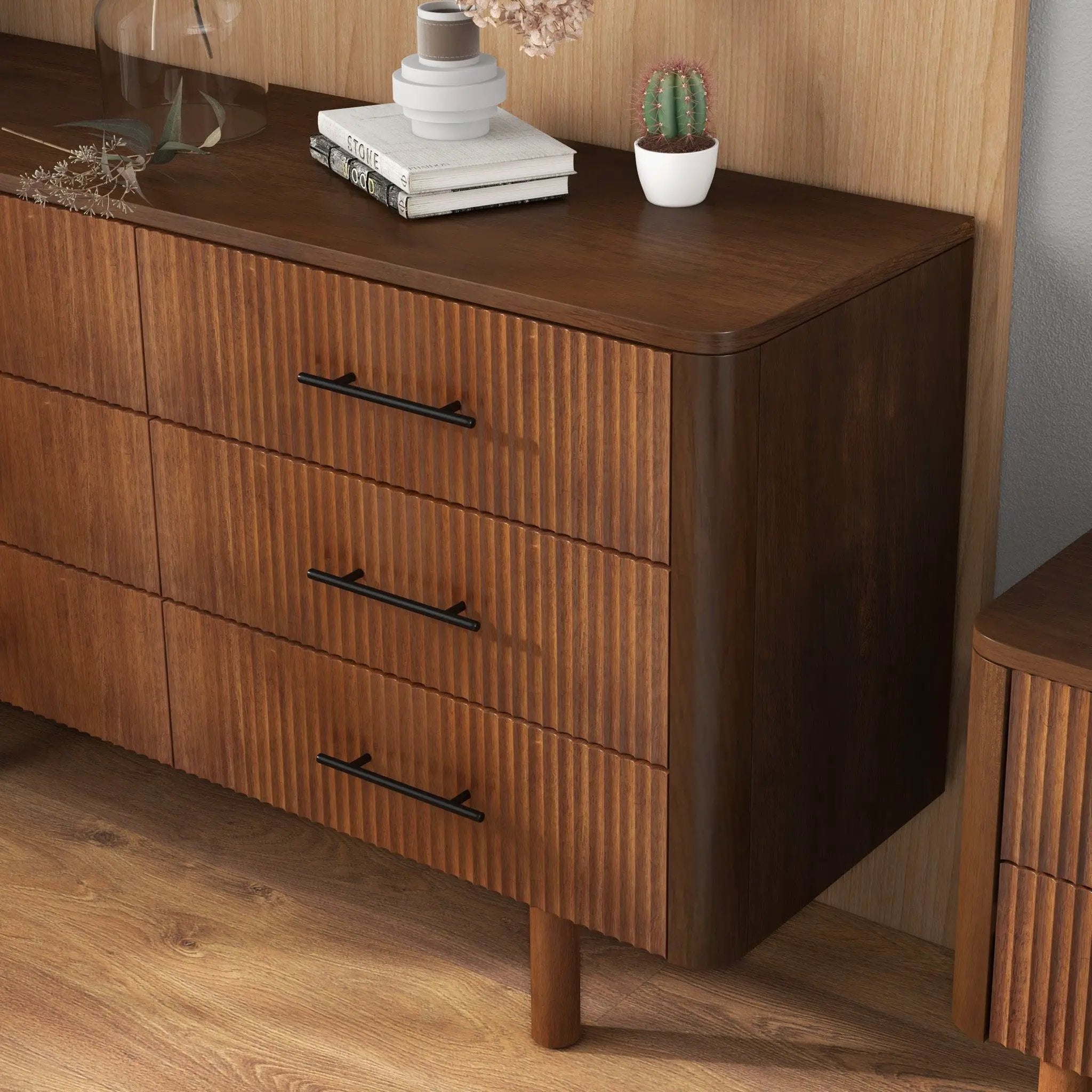 Logan - Dresser With 6 Drawers - Brown by HouseOfZazla