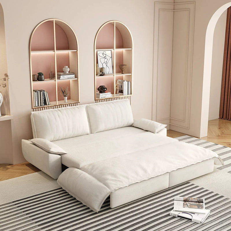 Queen Pull Out Sofa Bed, 3 In 1 Convertible Sleeper Sofa by HouseOfZazla