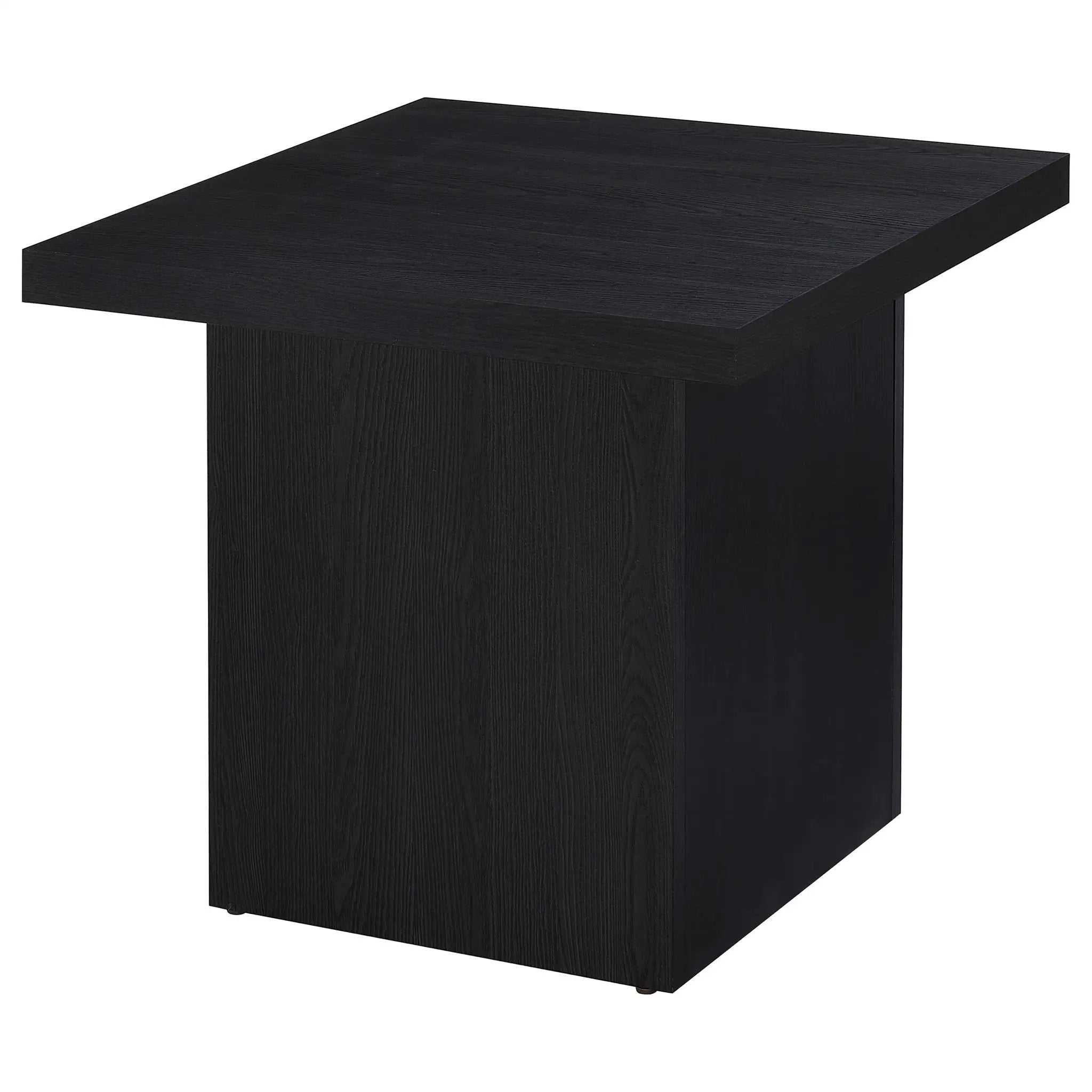 Max 2-piece Rectangular Coffee and End Table Set Black by Unique Piece Furniture