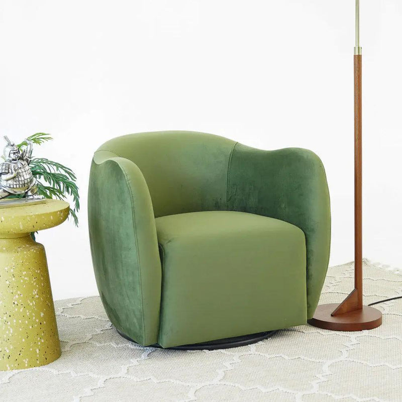 Renee - Swivel Chair - Green by HouseOfZazla