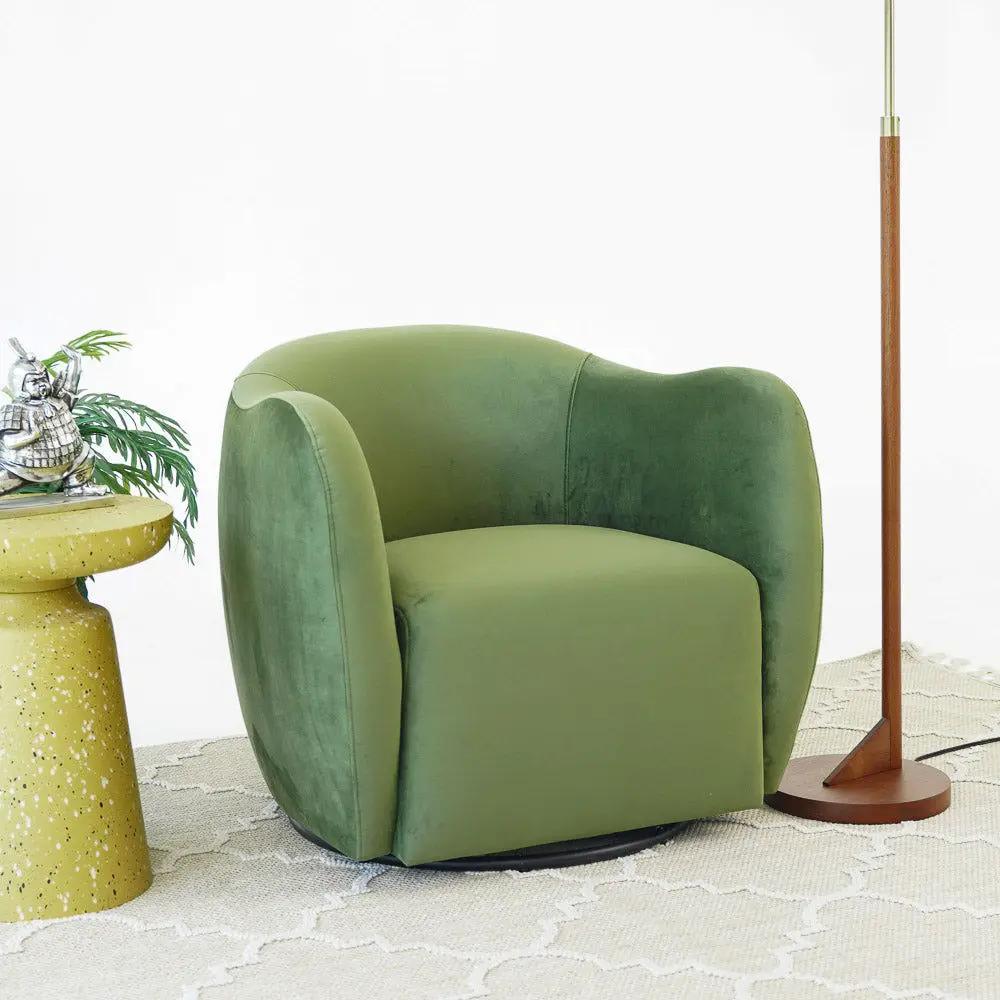 Renee - Swivel Chair - Green by Unique Piece Furniture