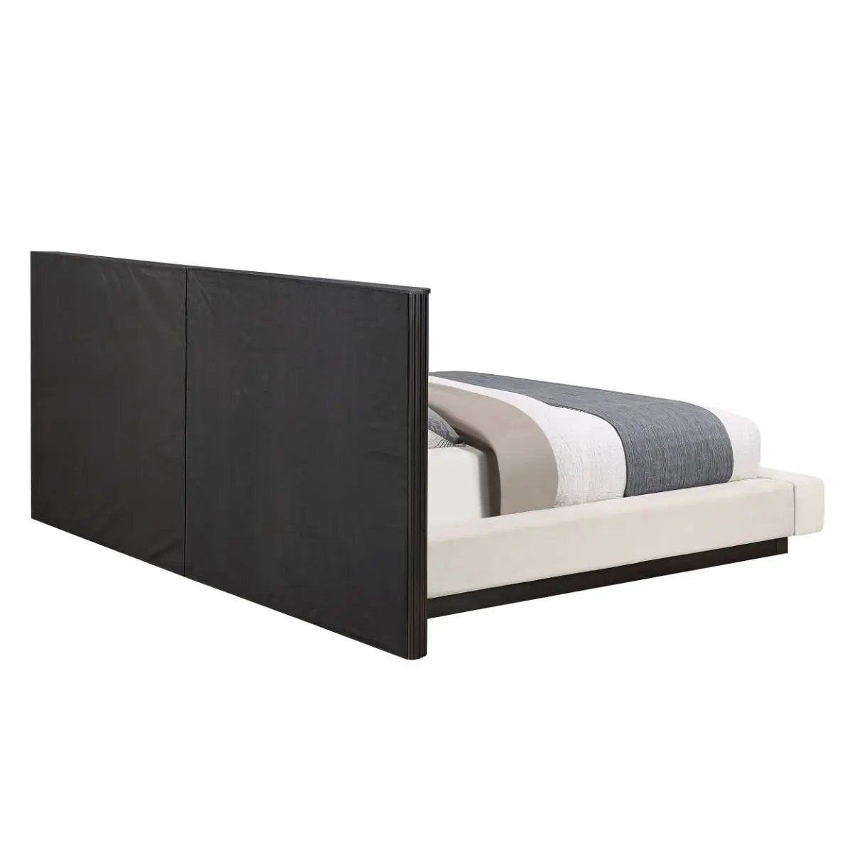 Clayten - Queen Bed - Beige / Espresso by Unique Piece Furniture