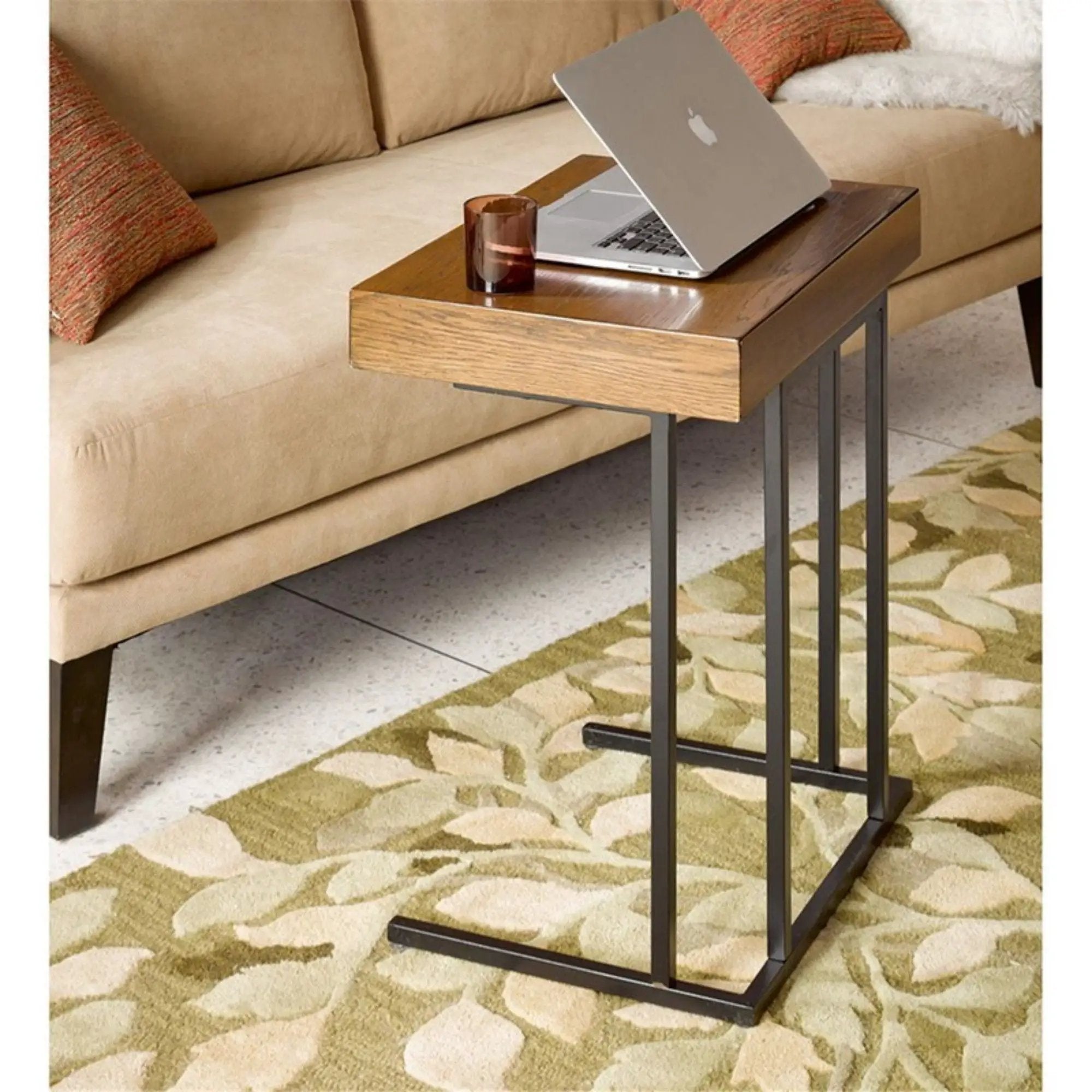 Wynn - Pull Up Table With Storage Compartment - Pecan by Unique Piece Furniture
