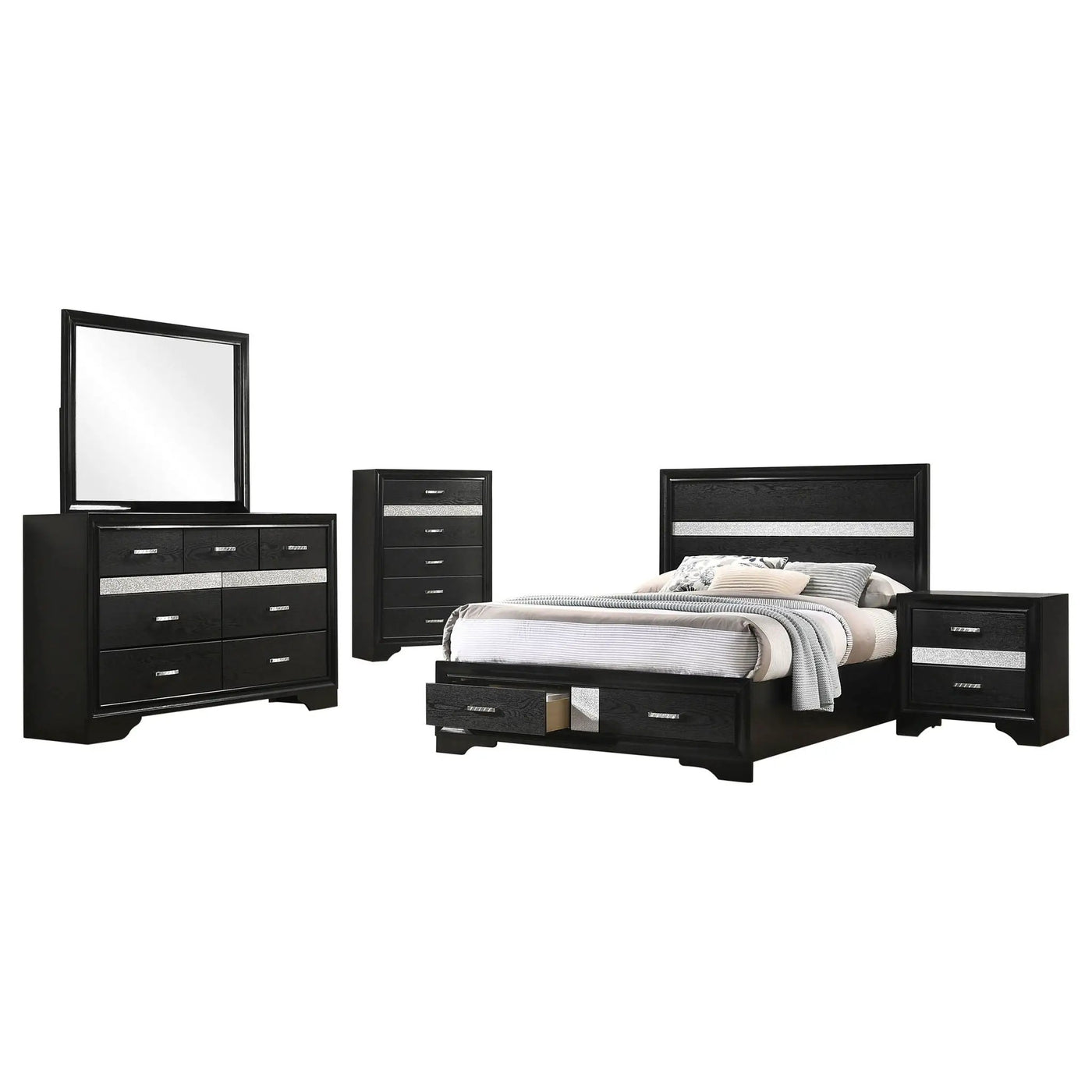 Annie - 5 Piece Bedroom Set by HouseOfZazla