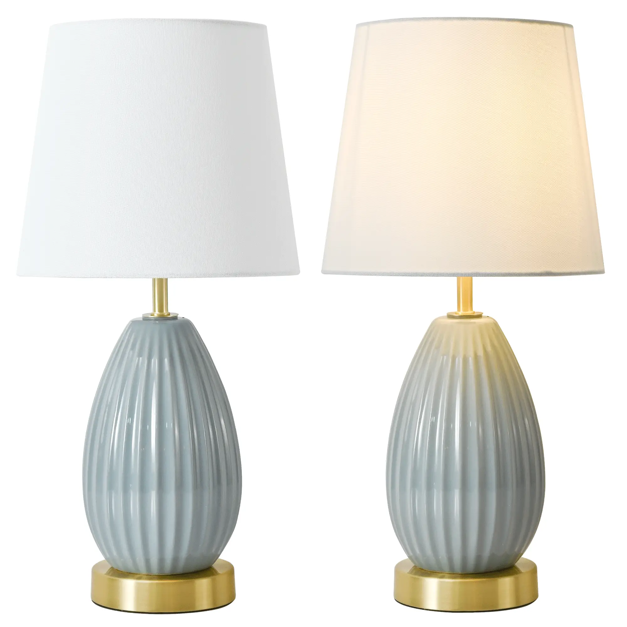 18-Inch Table Lamp Set of 2 with E26 Socket by HouseOfZazla